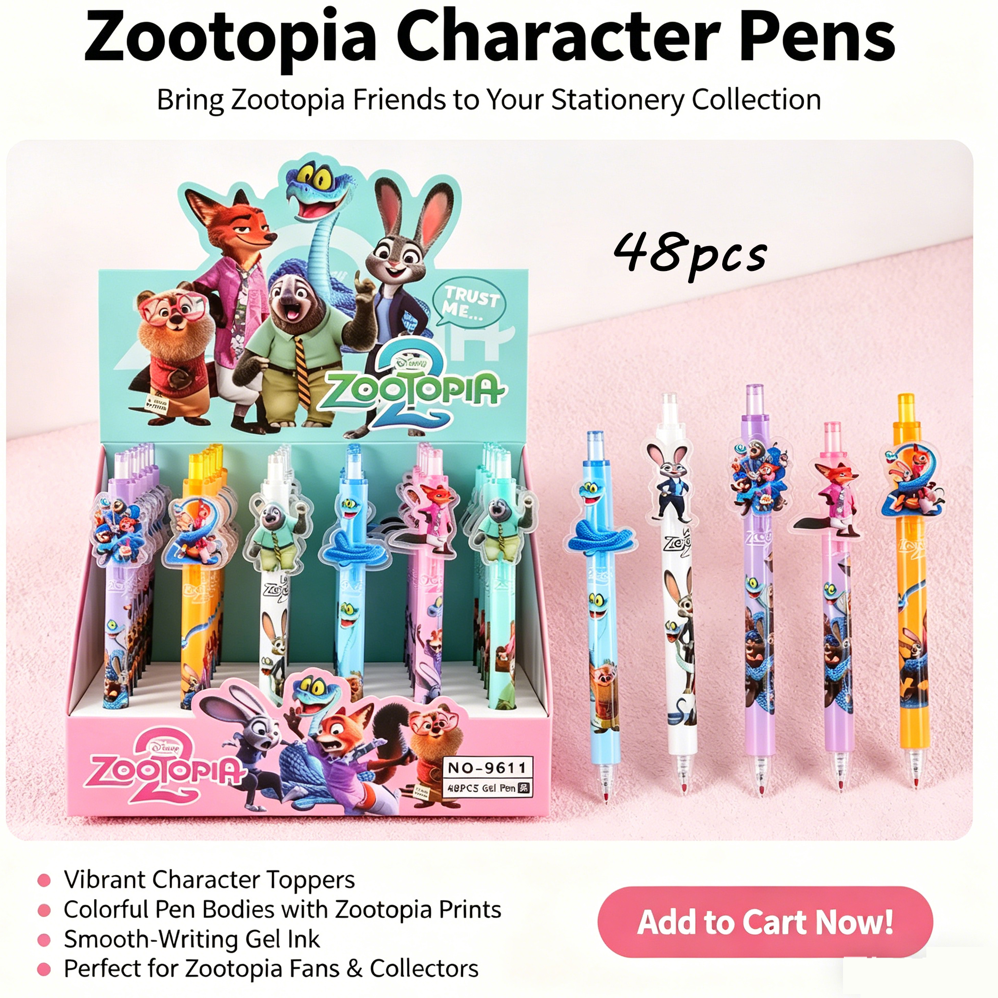 Zootopia Party Games - 1/6/18/48pcs Zootopia 2 Cartoon Movie Merchandise
