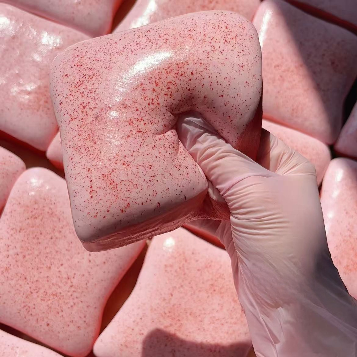 Party Games For Adults And Kids - Soft Simulated Toast Squeeze Stress Relief