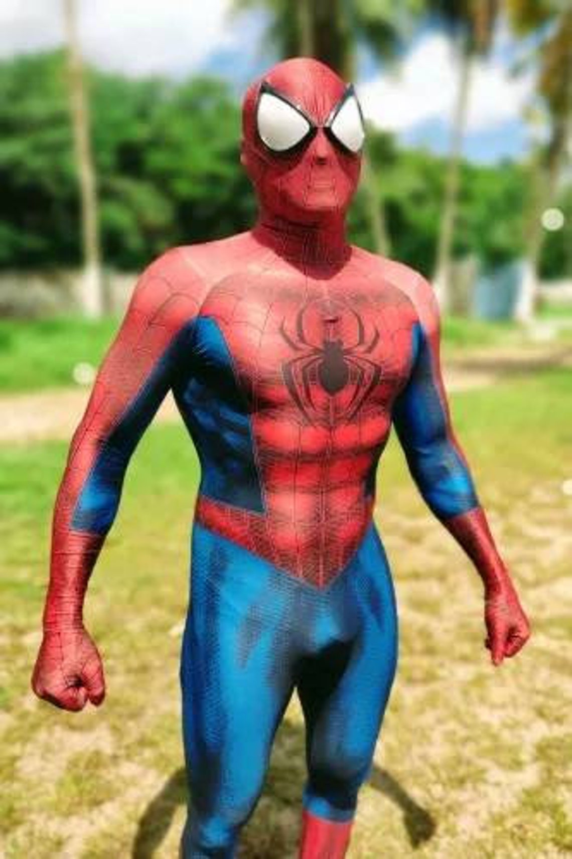 Party Games For Adults And Kids - Halloween Adults Classic Spider Superhero Cosplay
