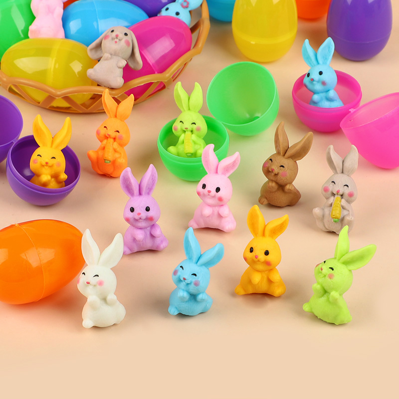 24Pcs Easter Egg With Rabbit F - Party Games Easter のレビューと価格