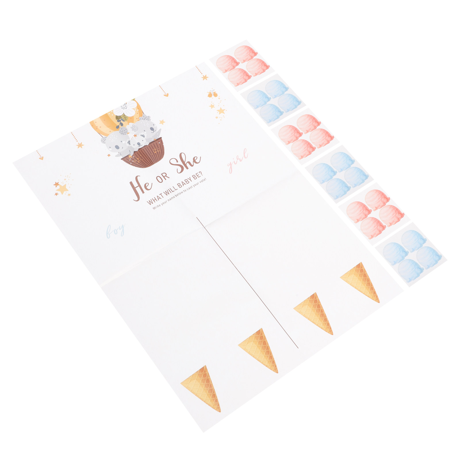 1Set Gender Reveal Game Set Co - Party Games Gender Reveal のレビューと価格