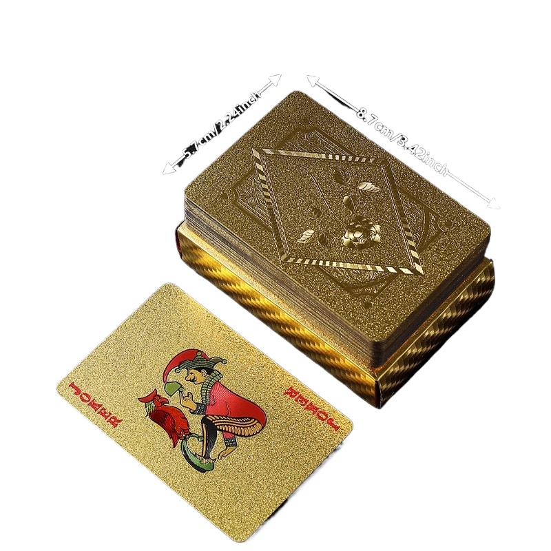 Gold Foil Skull Poker Cards Wa - Party Games Using Playing Cards のレビューと価格