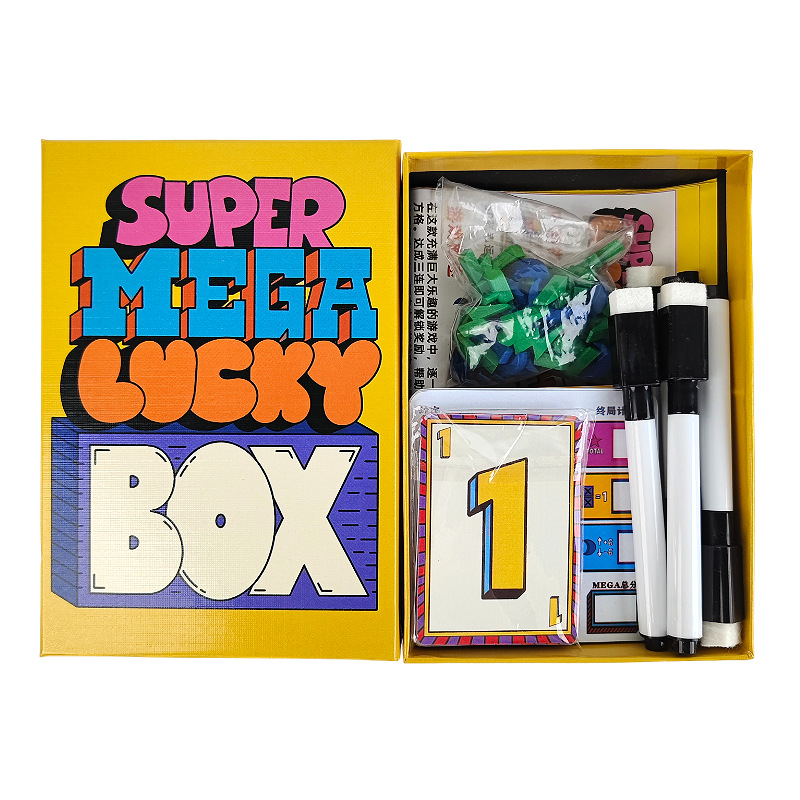 Super Mega Lucky Box Board Gam - Party Games Board Game のレビューと価格
