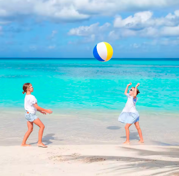Colorful Inflatable Beach Ball - Party Games Summer のレビューと価格