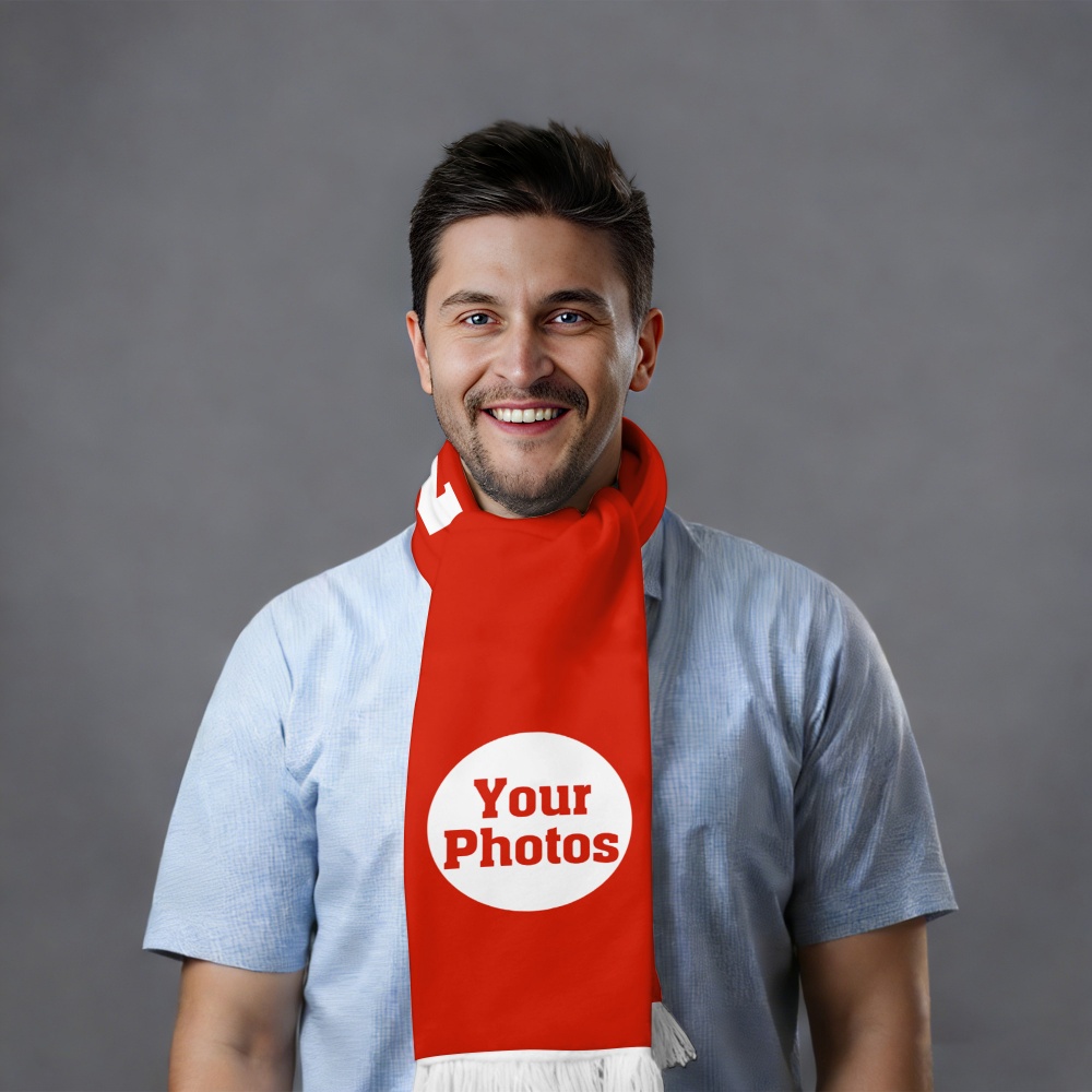 1pc Custom Team Fan Scarf - Pe - Party Games Gender Reveal のレビューと価格