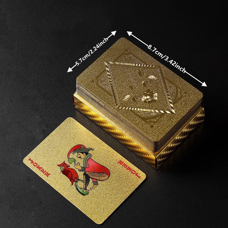 Gold Foil Skull Poker Cards Wa - Party Games Using Playing Cards のレビューと価格