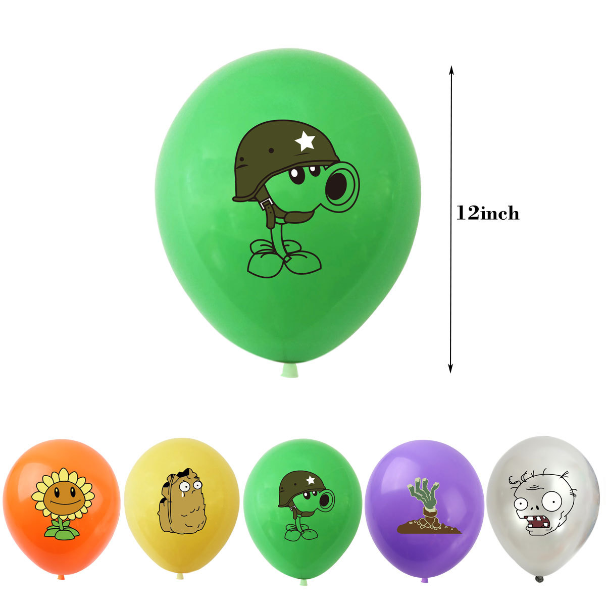 10Pcs 12inch Plants VS Zombies - Zombie Party Games のレビューと価格