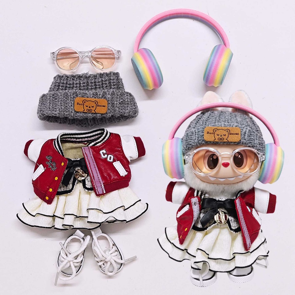 For 15/17cm Labubu Doll Clothe - Party Games 15 In 1 のレビューと価格