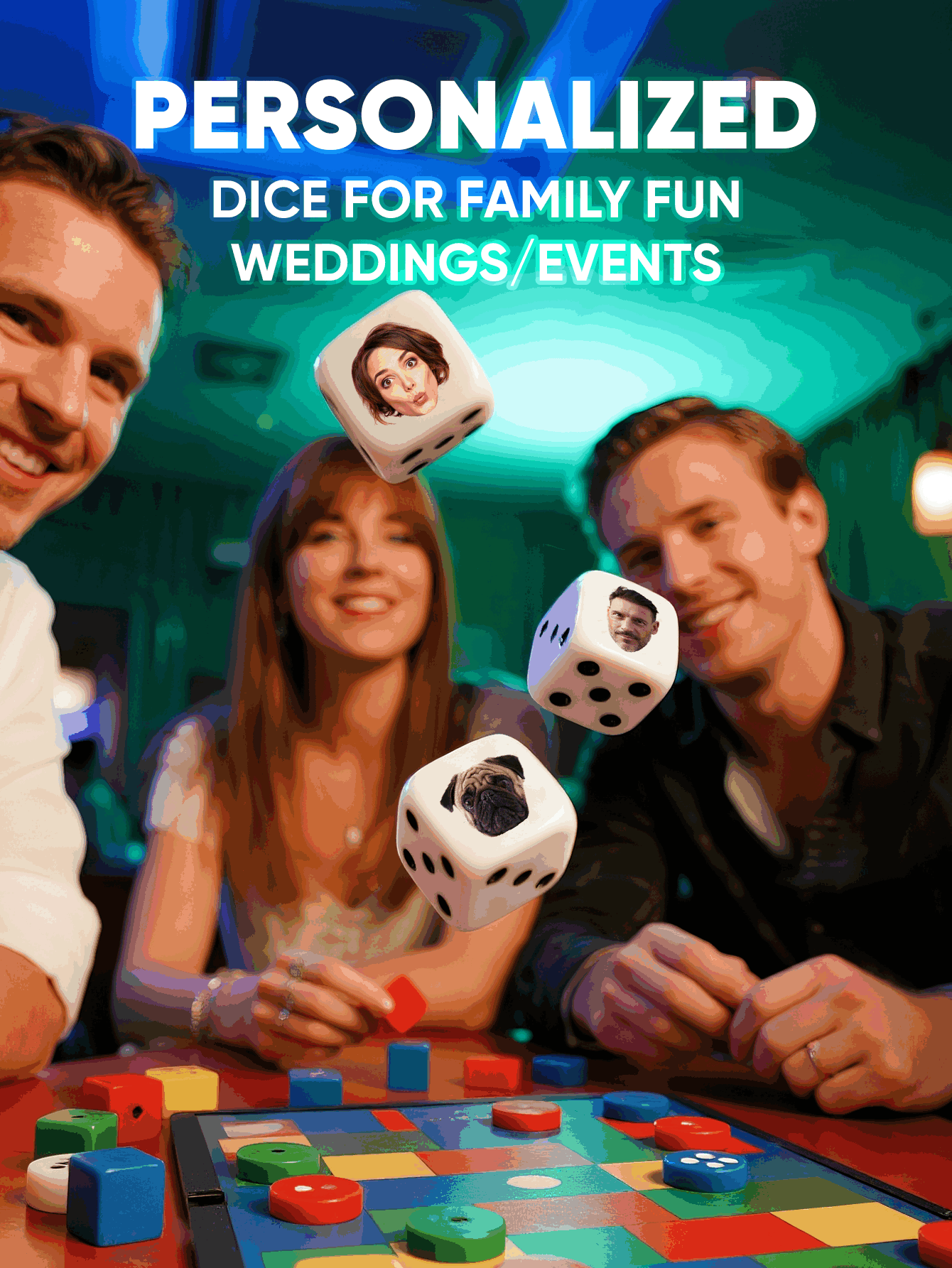 Custom Face Dice Personalized  - Party Games Gifts のレビューと価格