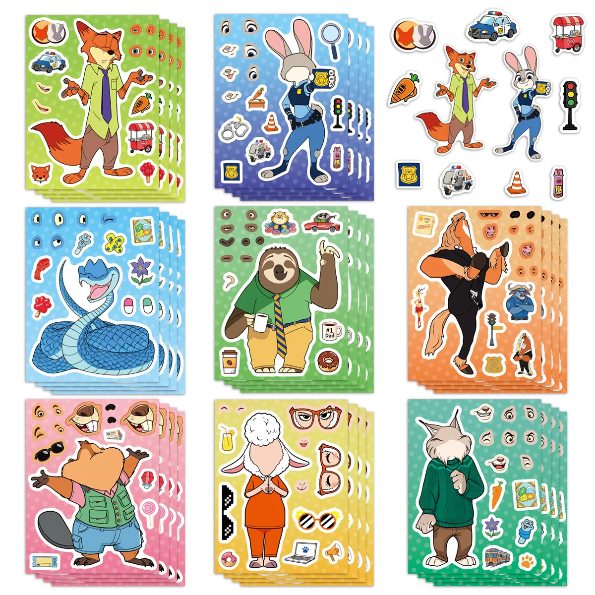 8/16Sheets Zootopia 2 Disney M - Zootopia Party Games のレビューと価格