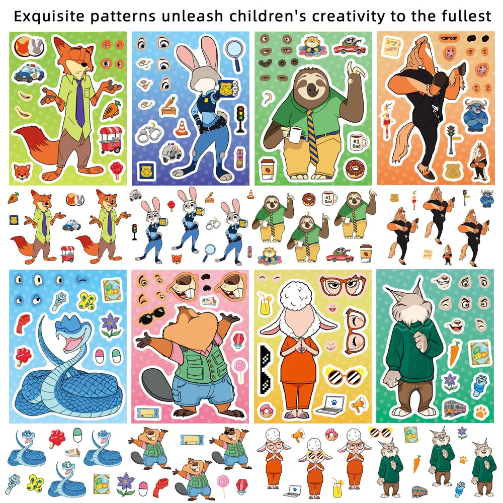 8/16Sheets Zootopia 2 Disney M - Zootopia Party Games のレビューと価格