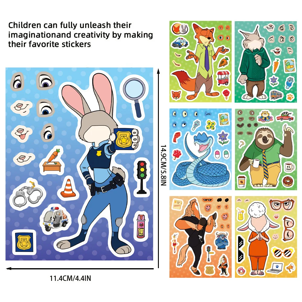 8/16Sheets Zootopia 2 Disney M - Zootopia Party Games のレビューと価格