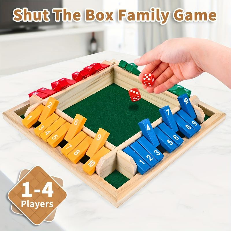 Box Game Wooden Dice Four-Side - Party Games For 7 People のレビューと価格