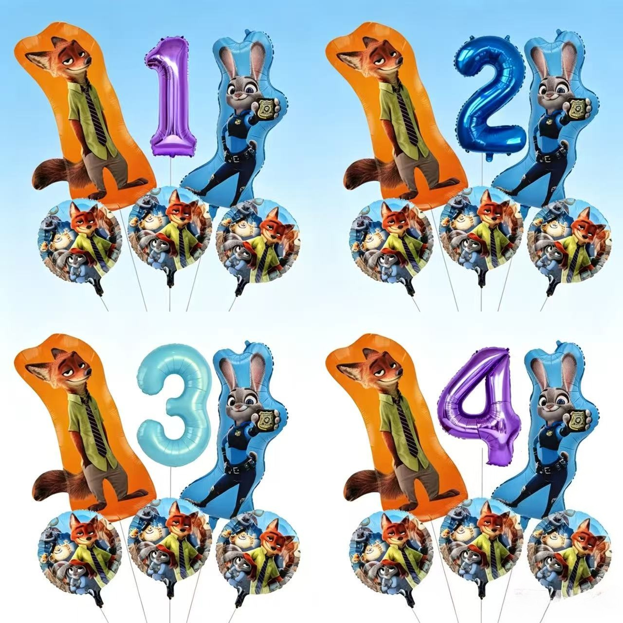 Large Zootopia Foil Balloons & - Zootopia Party Games のレビューと価格
