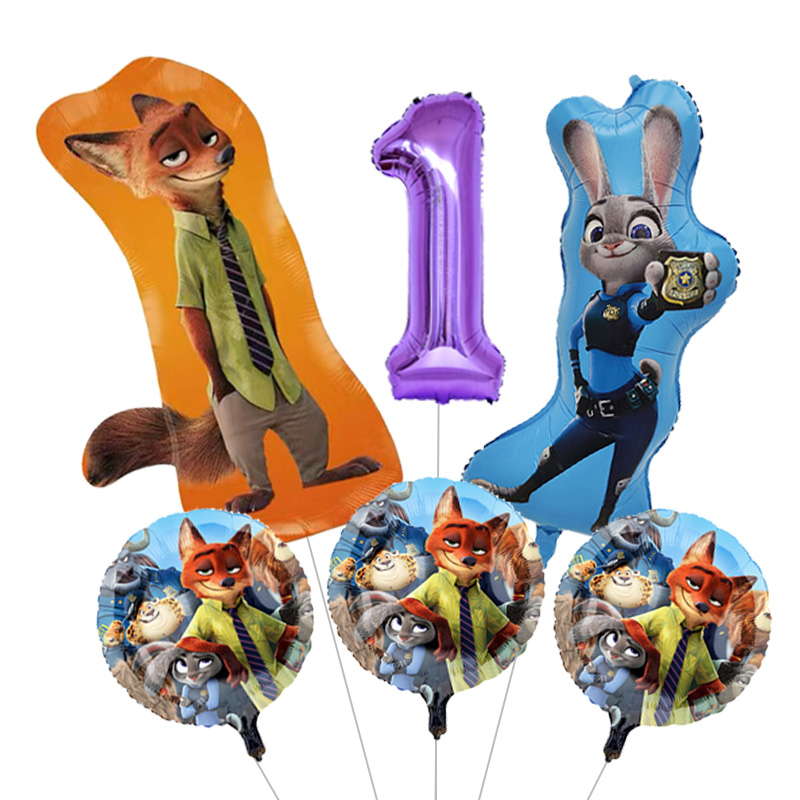Large Zootopia Foil Balloons & - Zootopia Party Games のレビューと価格
