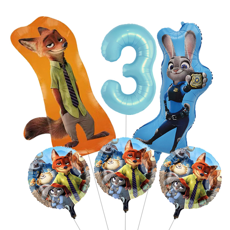 Large Zootopia Foil Balloons & - Zootopia Party Games のレビューと価格