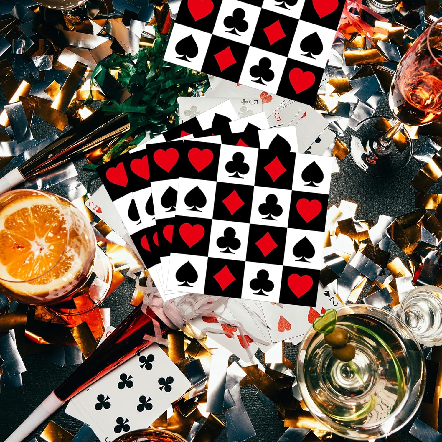 20/40/60/80 PCS Casino Theme P - Party Games Night のレビューと価格