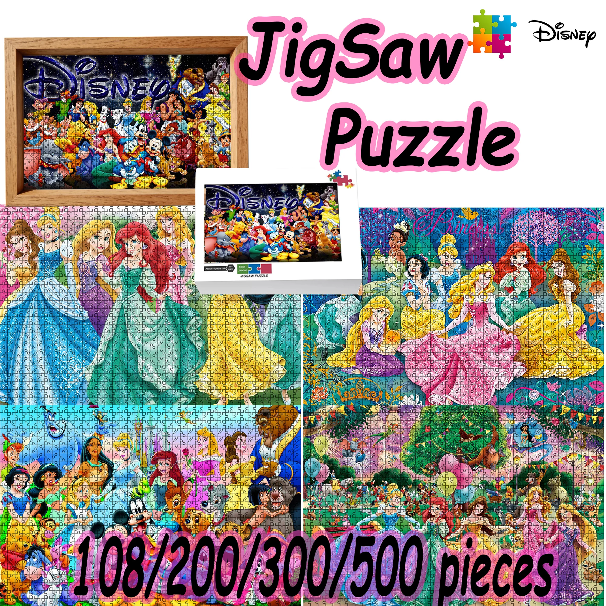 Disney Princess Puzzle 108/200 - Party Games Board Game のレビューと価格