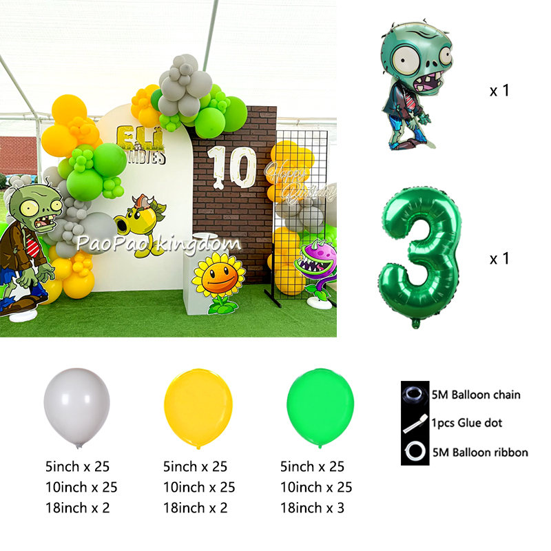 Plants Vs Zombies Balloons Car - Zombie Party Games のレビューと価格