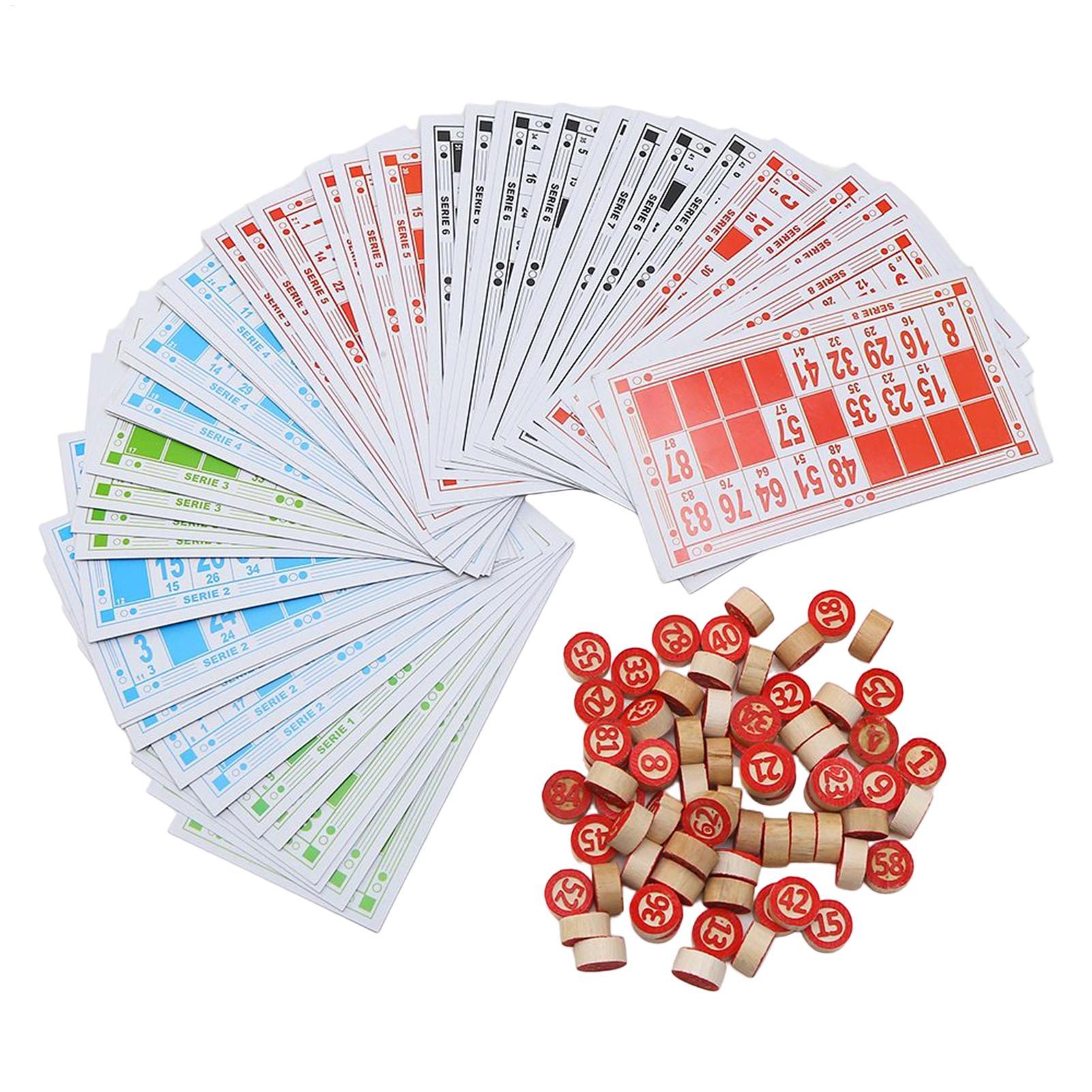 Vintage Wooden Bingo Game Set  - Party Games Easy のレビューと価格
