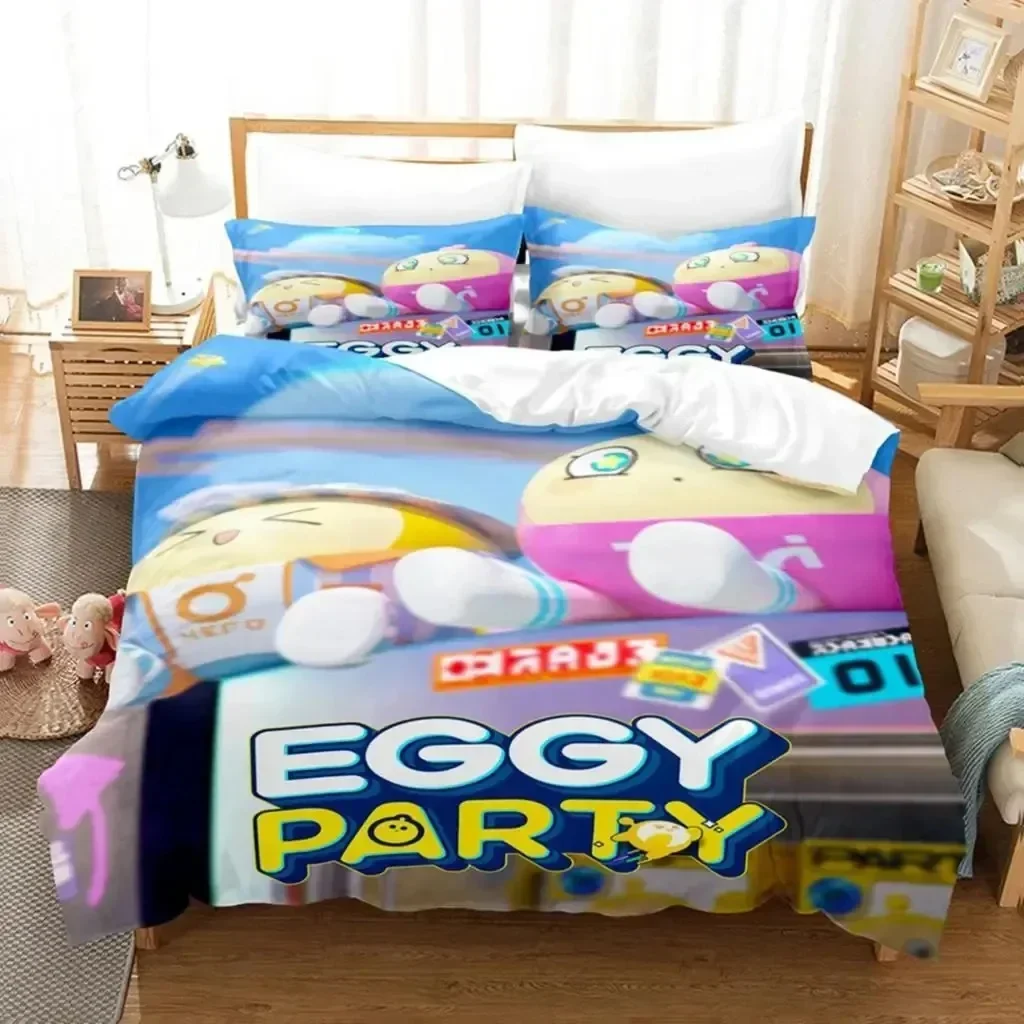 Cartoon Eggy Party Game Beddin - Party Games Eggy のレビューと価格