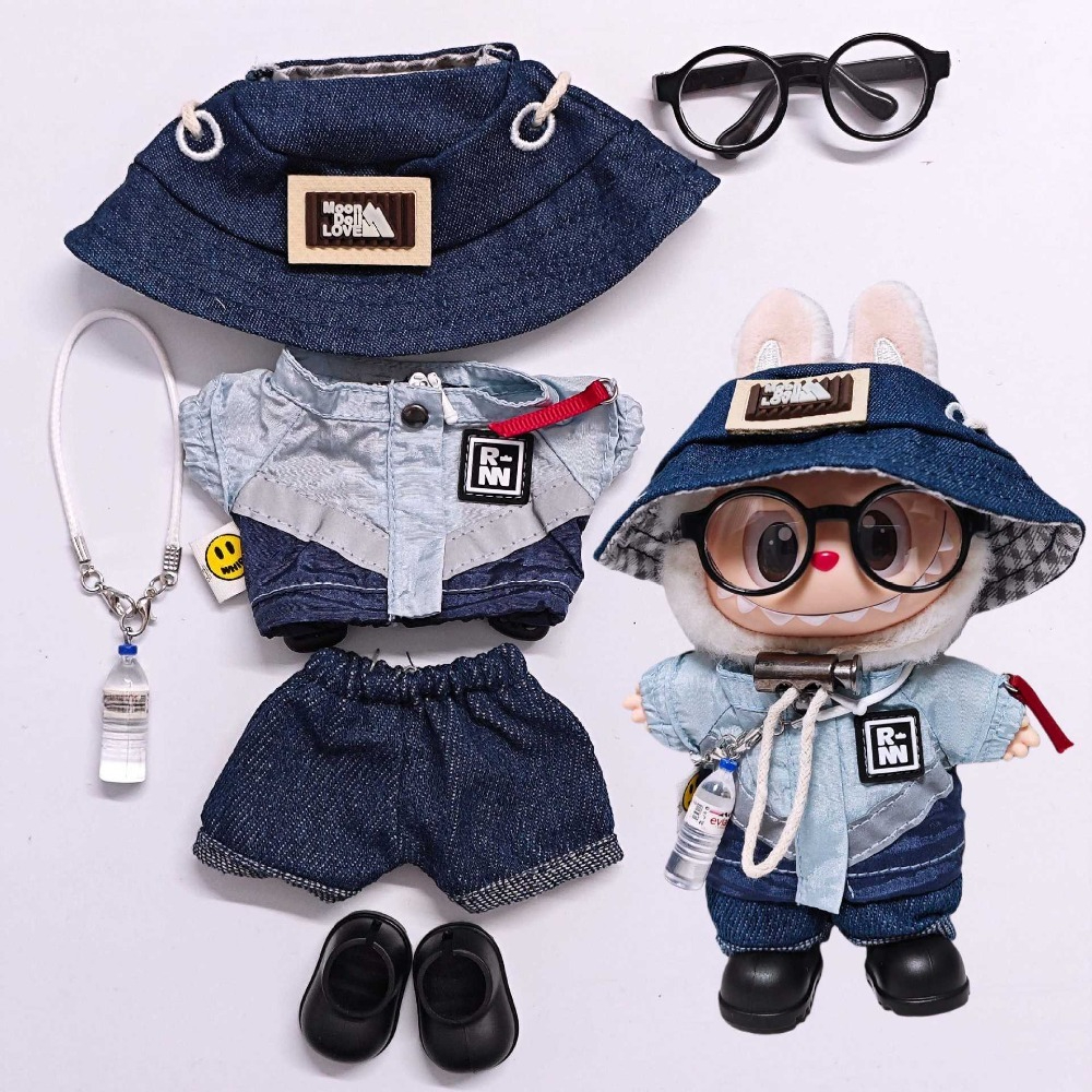 For 15/17cm Labubu Doll Clothe - Party Games 15 In 1 のレビューと価格