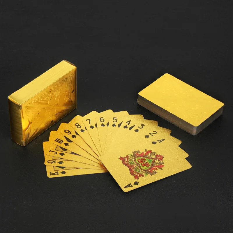 Gold Foil Skull Poker Cards Wa - Party Games Using Playing Cards のレビューと価格