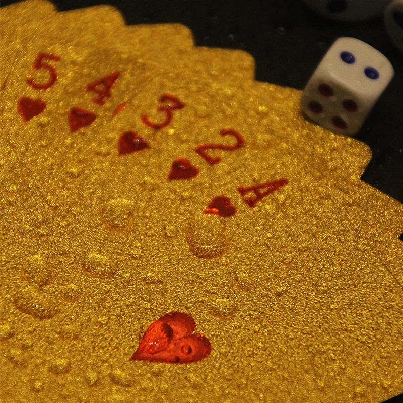Gold Foil Skull Poker Cards Wa - Party Games Using Playing Cards のレビューと価格