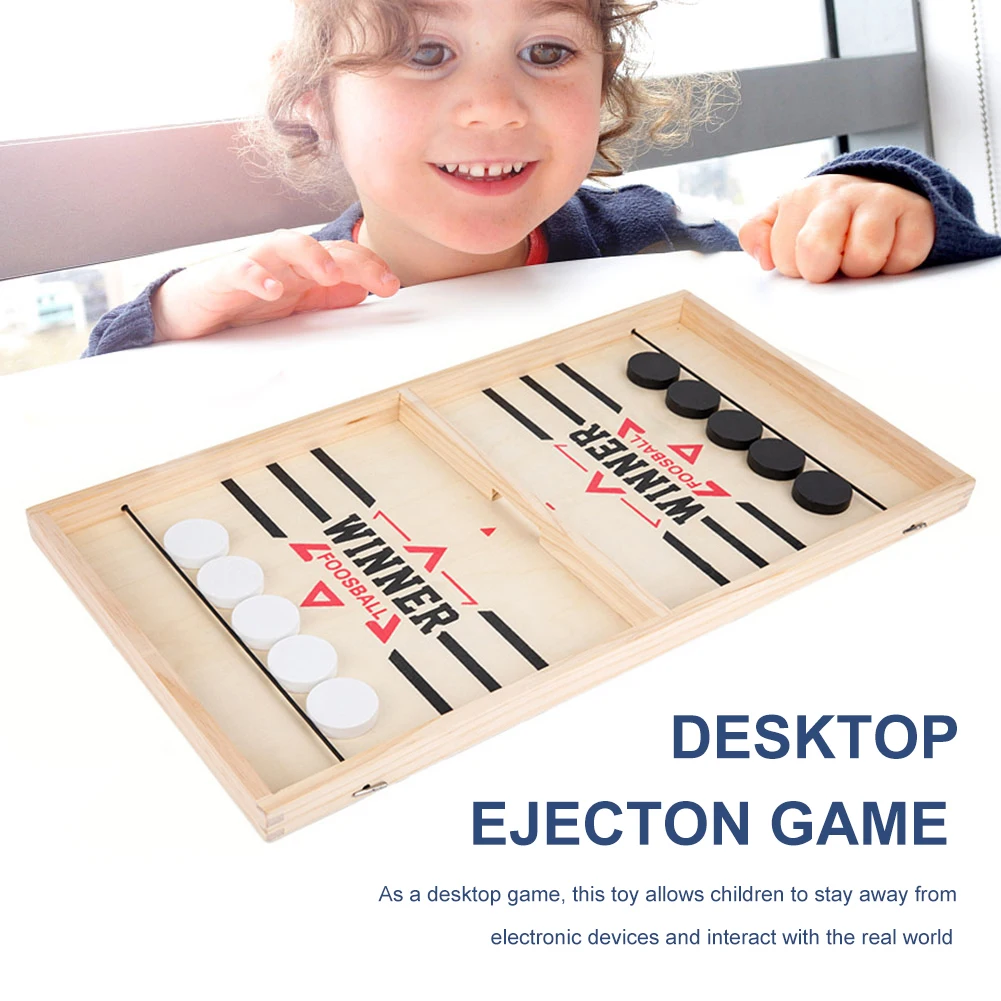 Sling Puck Board Games Wooden  - Party Games For 7 People のレビューと価格