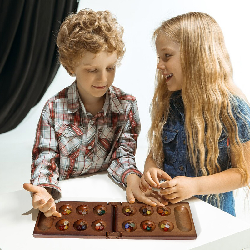 Ancient Mancala African Chess  - Party Games Board Game のレビューと価格