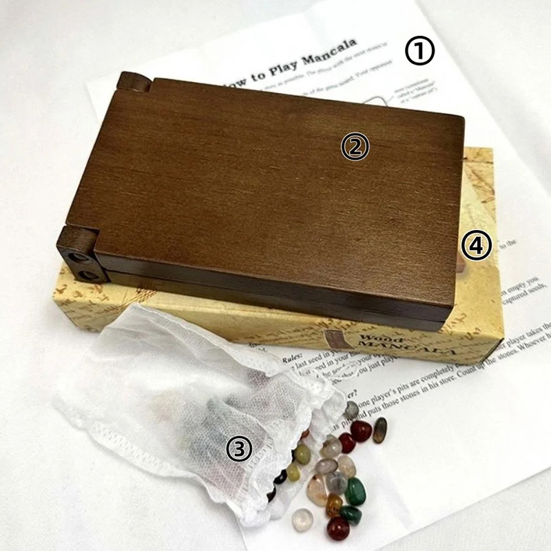Ancient Mancala African Chess  - Party Games Board Game のレビューと価格