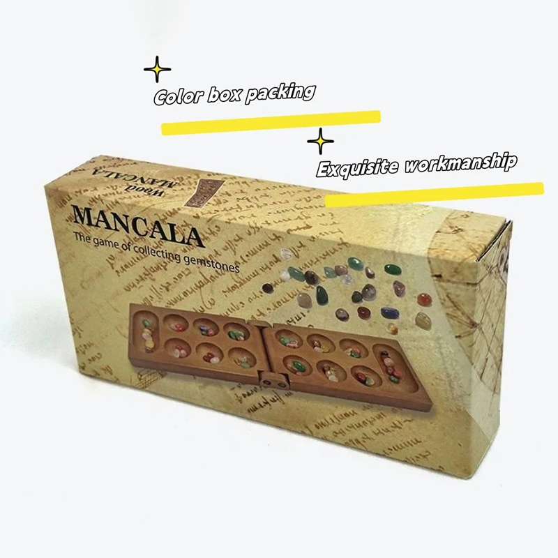 Ancient Mancala African Chess  - Party Games Board Game のレビューと価格