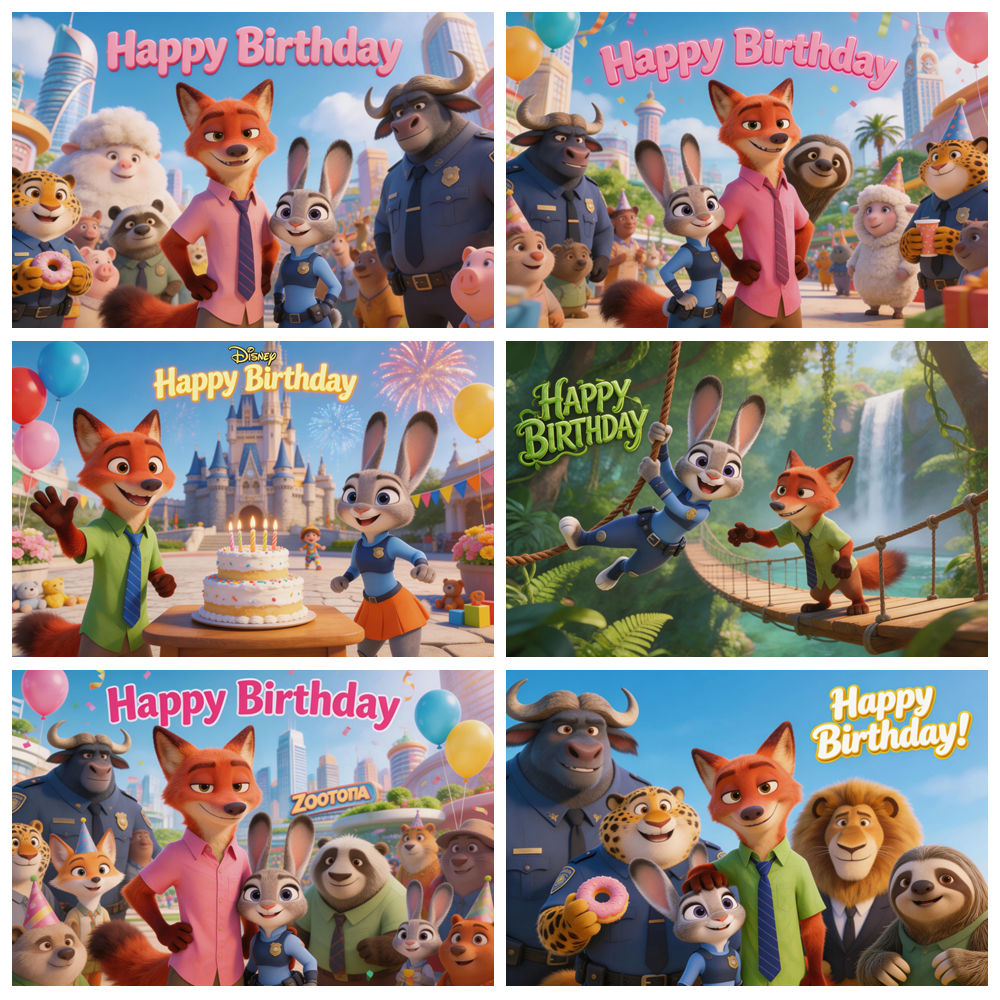 Zootopia Theme Birthday Party  - Zootopia Party Games のレビューと価格