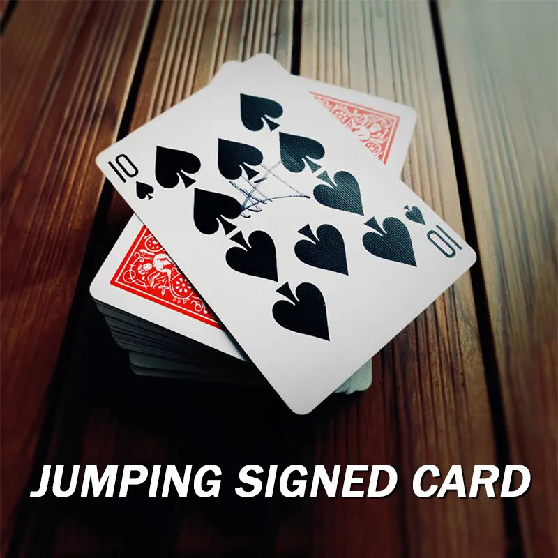 Jumping Signed Card Magic Tric - Party Games Easy のレビューと価格