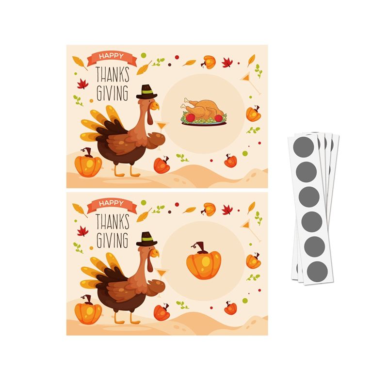 AT84-Thanksgiving Party Scratc - Party Games Easy のレビューと価格