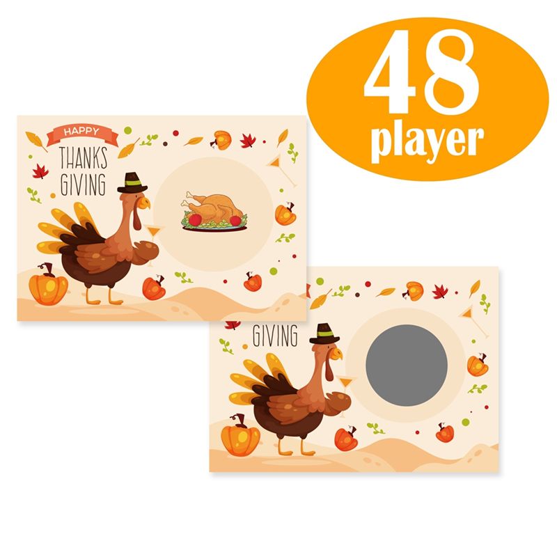 AT84-Thanksgiving Party Scratc - Party Games Easy のレビューと価格