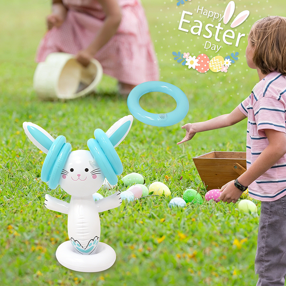 Easter Inflatable Bunny Ring T - Party Games Easter のレビューと価格