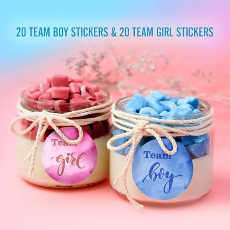 Team Boy Team Girl Round Stick - Party Games Gender Reveal のレビューと価格