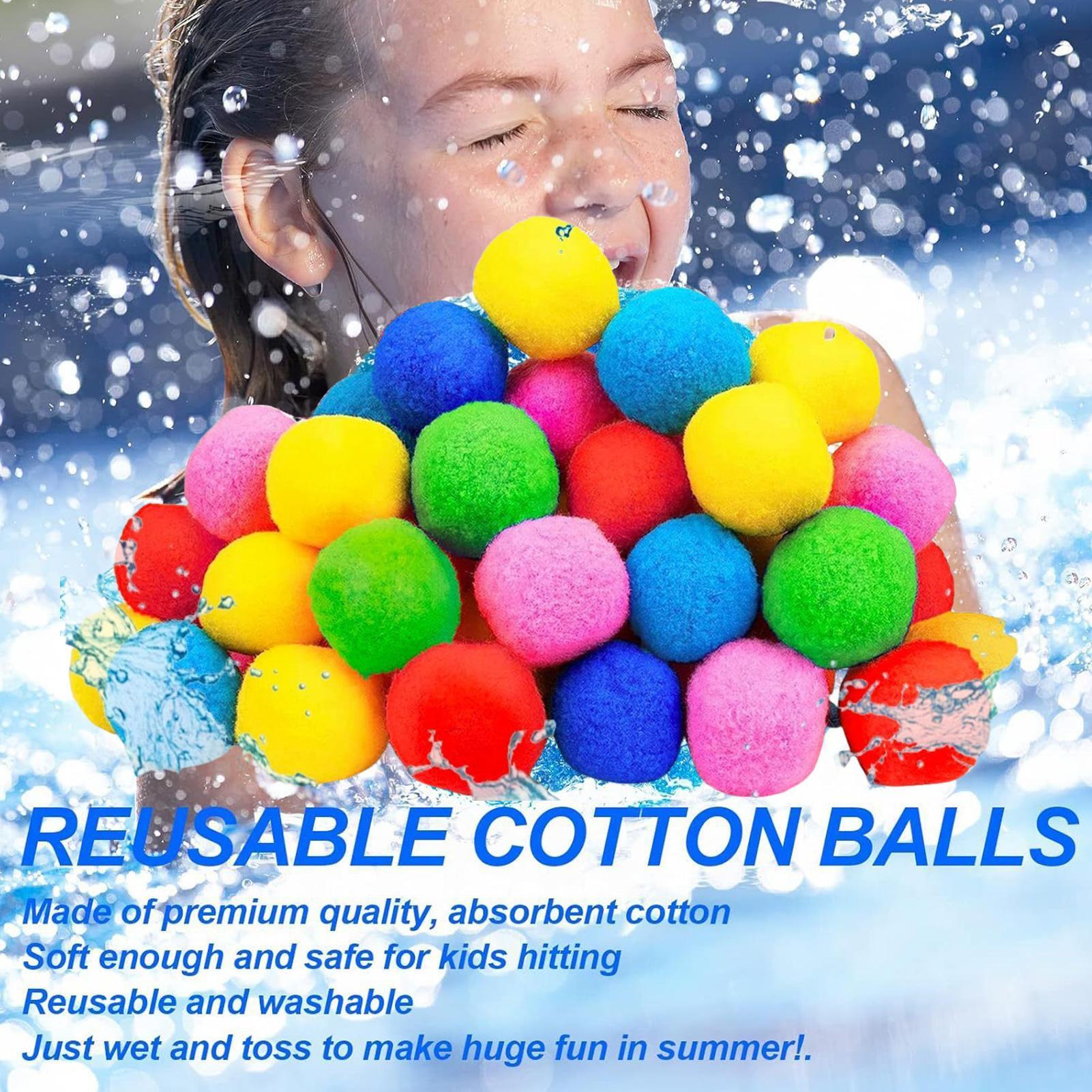 60 Pcs Reusable Water Sponge B - Party Games Summer のレビューと価格