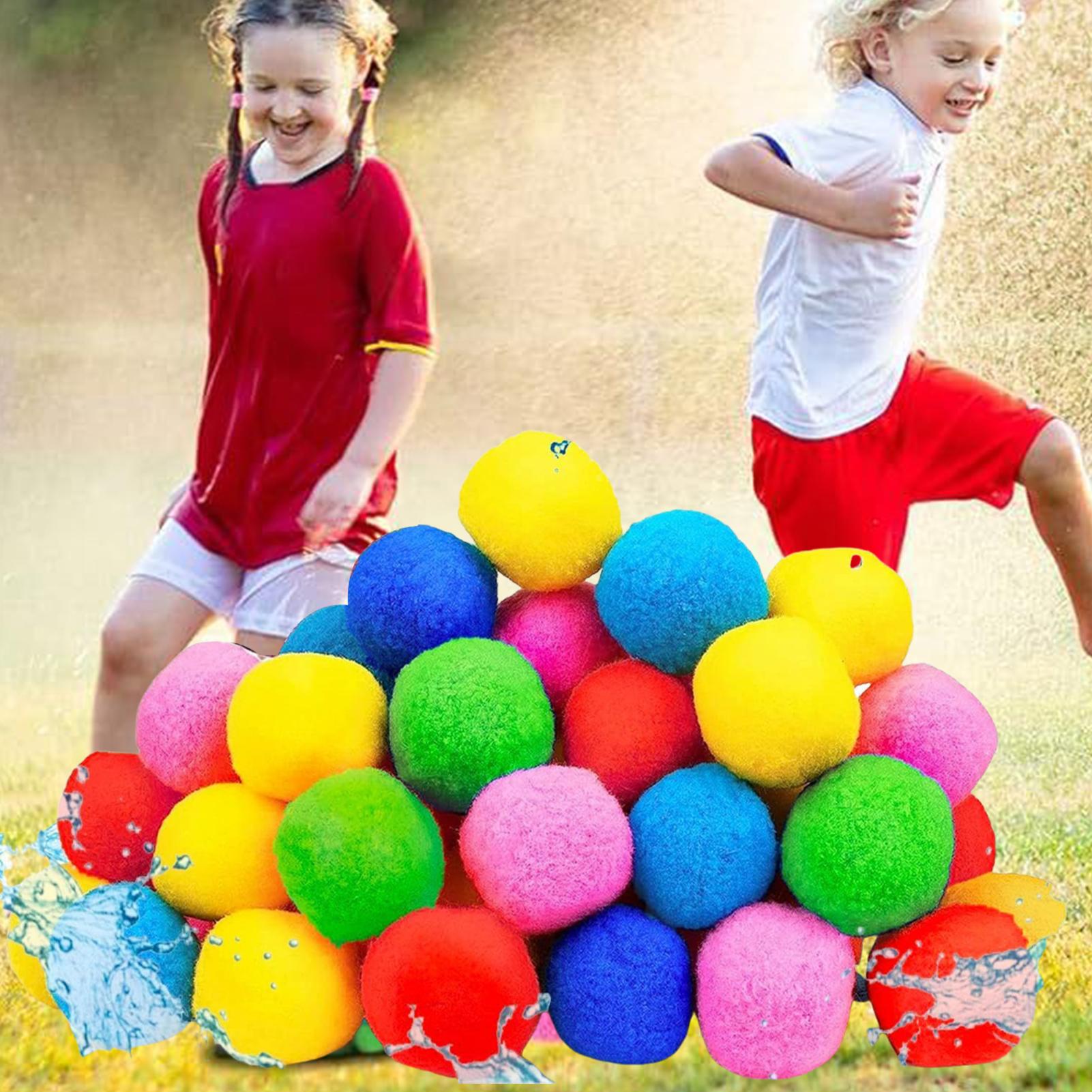 60 Pcs Reusable Water Sponge B - Party Games Summer のレビューと価格