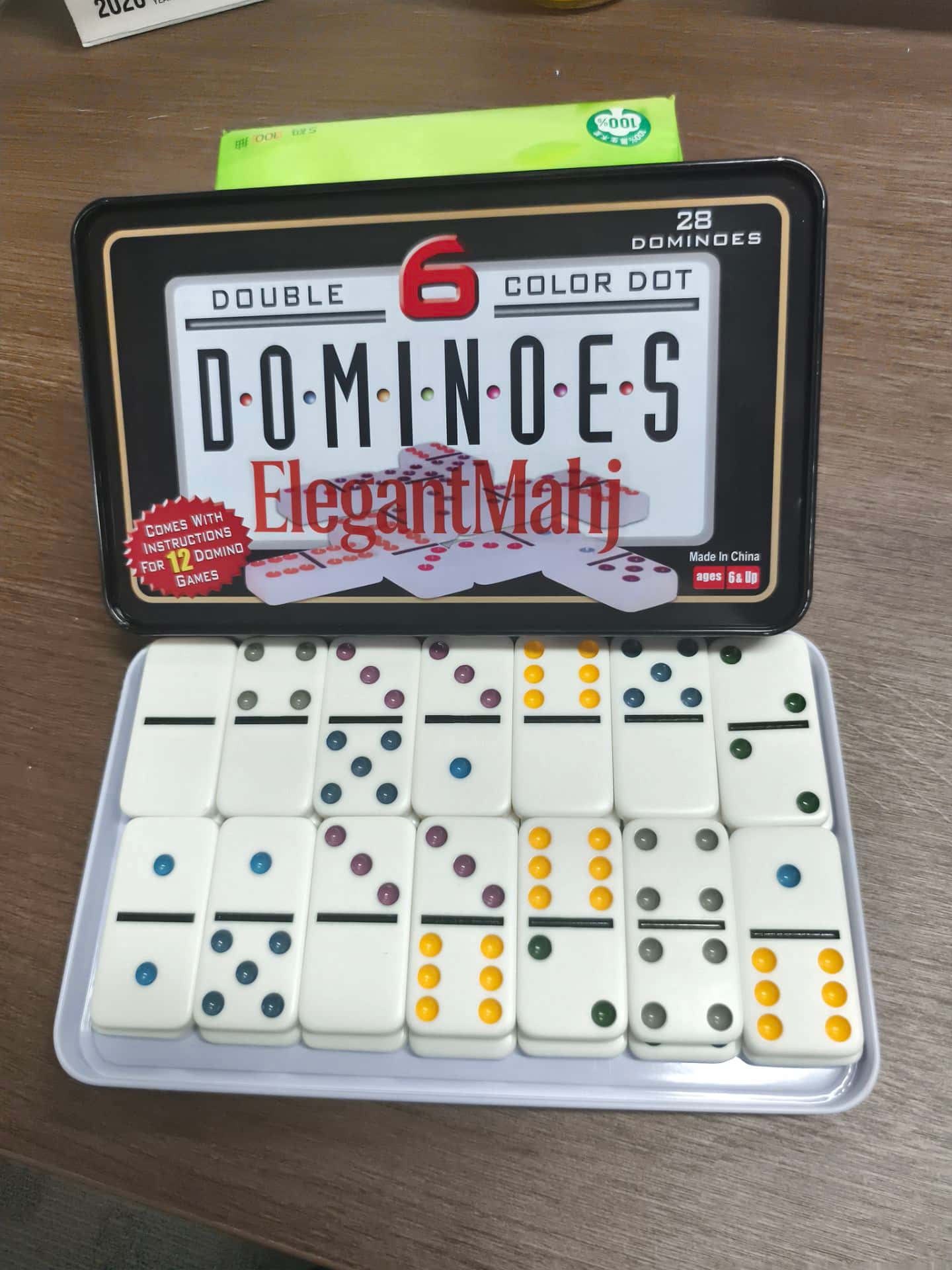 ElegantMahj Double Six Dominoe - Party Games Board Game のレビューと価格
