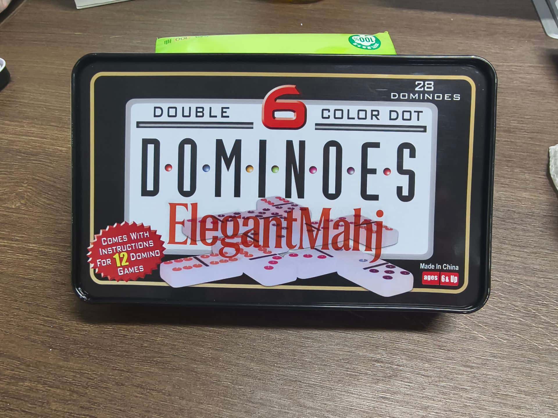ElegantMahj Double Six Dominoe - Party Games Board Game のレビューと価格