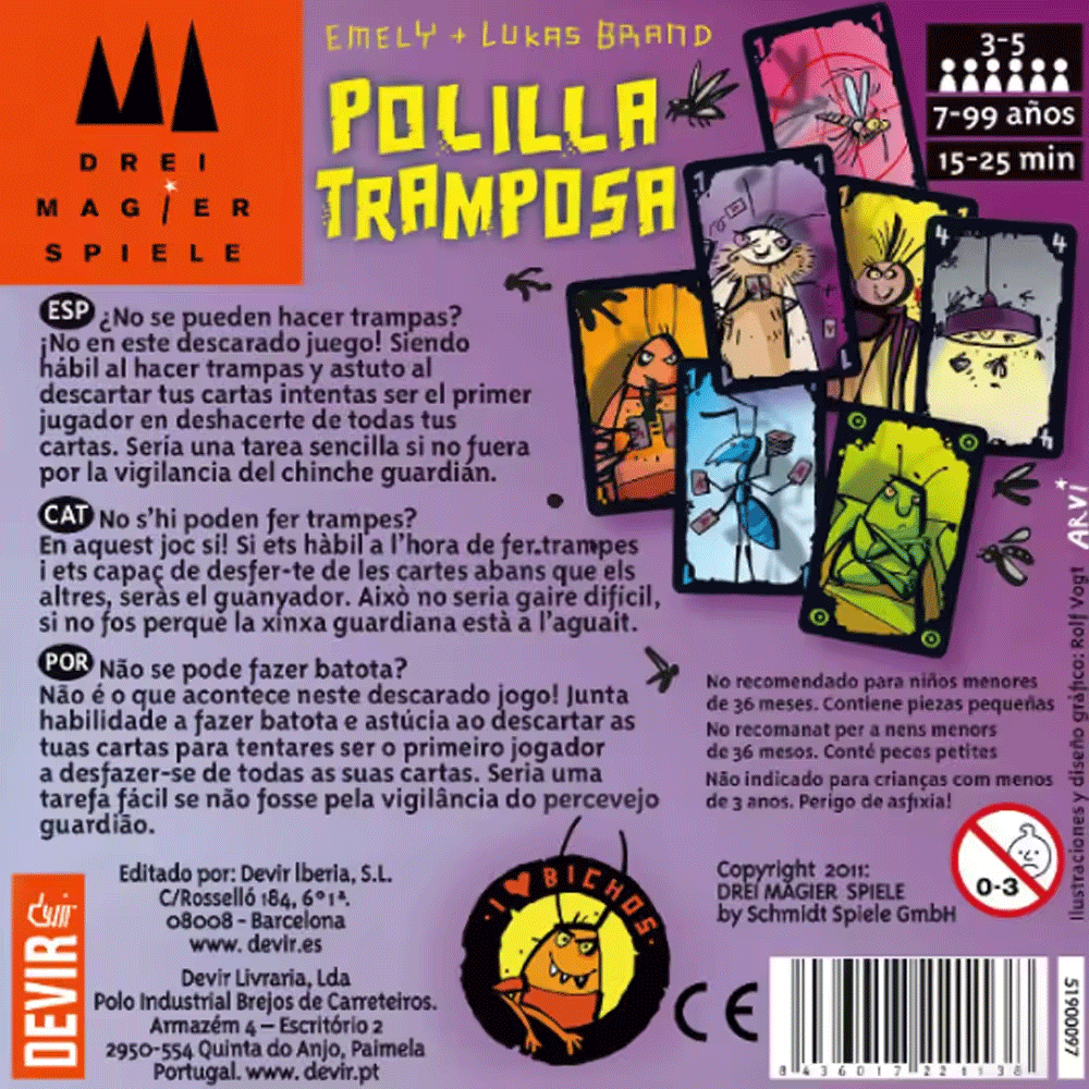 Polilla Tramposa Board Games T - Party Games Juegos De Mesa のレビューと価格
