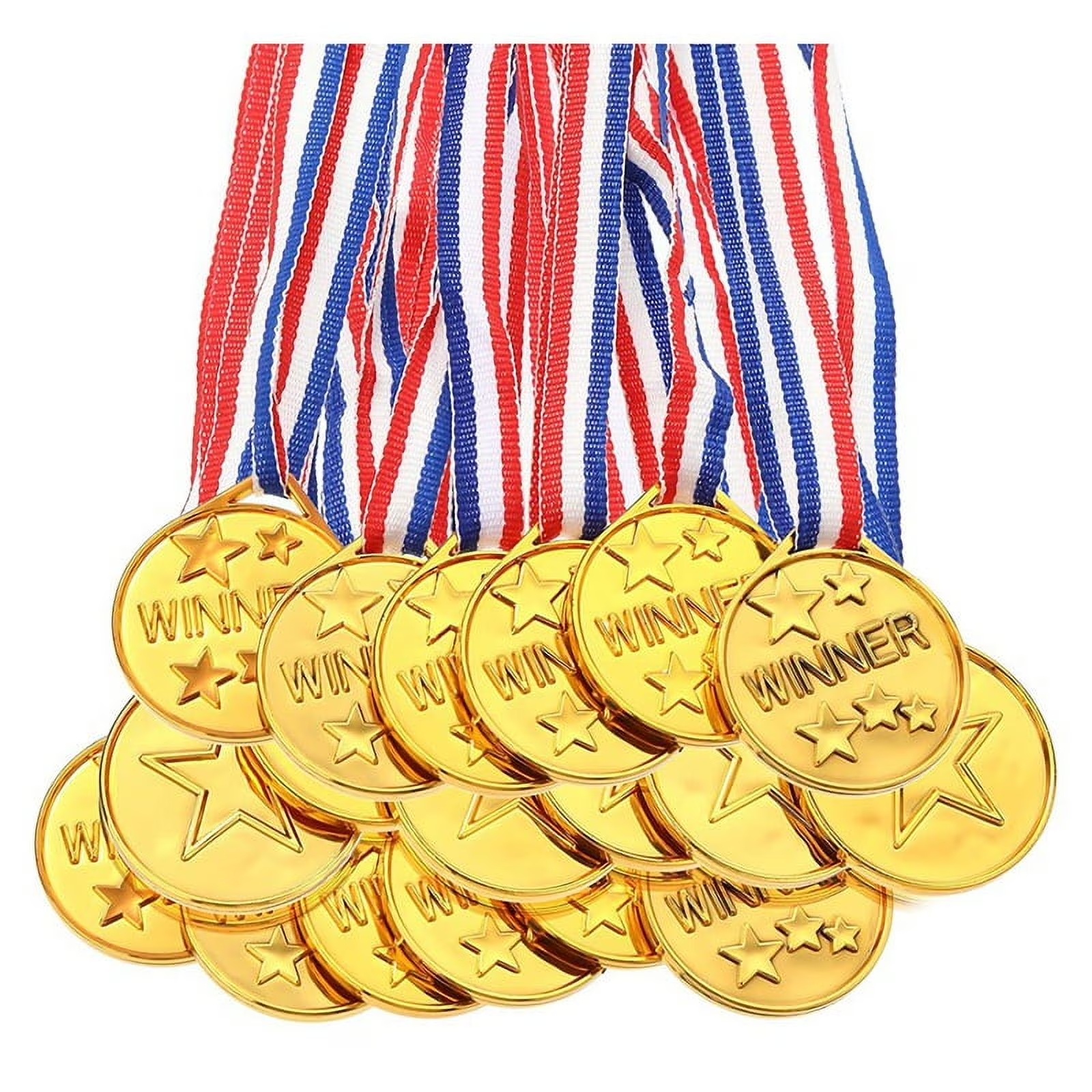 30Pcs Plastic Gold Winners Med - Party Games Easter のレビューと価格